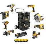 Dewalt DCK856P4-QW komplet orodja na 18 baterije V (8 kosov) vkljucno z 4 5,0 kovckom, baterije Ah, dvojni polnilnik. | Shoptok.si