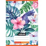 NEBULO speta zvezek s tropskim cvetličnim vzorcem, karo, 27-32 A/5 | Shoptok.si