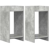  Stalak za biljke s policom 2 pcs Betonsko Siva 30 x 30 x 60 cm | Eponuda.com