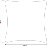  Presvlaka za jastuk 2 pcs HEERLEN Tamnozelena 80 x 80 cm Bouclé | shoptok.hr