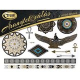 TyToo TyToo: Zlata tetovaža Egipčanski motivi 21x15cm | Shoptok.si