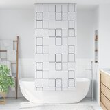  Roleta za tuš 120 x 240 cm s uzorkom kvadrata | shoptok.hr