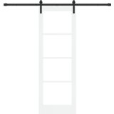 vidaXL klizna vrata s hardverskim setom 'ORKDAL'bijela 73.5x211 cm | shoptok.hr