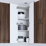  Zidni kutni ormar LUCCA Smeđi hrast 57 x 57 x 100 cm | Eponuda.com