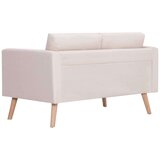  Kavč dvosed blago kremne barve, (20597562) | Shoptok.si