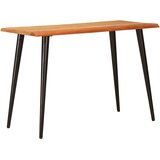  Jedilne mize Rjava in črna 110 x 55 x 78 cm Masiven les manga, (5000268936) | Shoptok.si