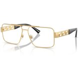 Versace Okvir za dioptrijske naočare 0VE1308 1002, Četvrtaste, Zlatni Cene
