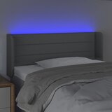  LED uzglavlje svjetlosivo 83x16x78/88 cm od tkanine | shoptok.hr