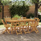  Vanjske bistro stolice 8 pcs Prirodna 40 x 53 x 80 cm | shoptok.hr