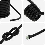  Bungee užadi s kukama 6 mm Crna PP i guma | shoptok.hr