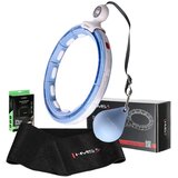  Set hula hoop magnetski plavi hhm15 s utegom + brojač hms + podrška za struk br163 crni pluz veličina | shoptok.hr