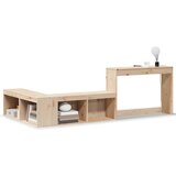 Maison Chic Nočna omarica - Nočna miza z mizo 45x39x57 cm trdna borovina, (21688651) | Shoptok.si