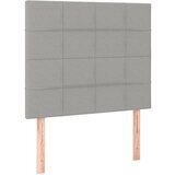 The Living Store posteljno vzglavje 2 kosa svetlo sivo 80x5x78/88 cm blago - vzglavje, (21418517) | Shoptok.si