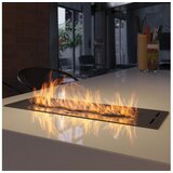  InFire - Ugrađeni bio kamin 7,5x50 cm 3,5kW crna | Eponuda.com