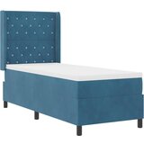  Krevet s opruga kutije s madracem Plava 80 x 200 cm Baršun | shoptok.hr