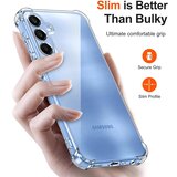 Techsuit Shockproof Clear Silicone prozorna maskica odporna na udarce za Samsung Galaxy A25 5G | Shoptok.si