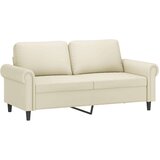  3-dijelni set sofa s jastucima krem od umjetne kože | shoptok.hr
