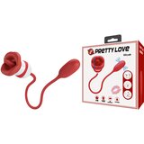 Pretty Love Aliyah Licking & Thumping Double Vibrator Red | shoptok.hr