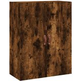 vidaXL Visoka komoda dimljeni hrast 69 5x34x180 cm konstruiranog drva - Dimljeni hrast 1 3 ladice | shoptok.hr