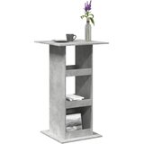  Barski stol s prostorom siva boja betona 60x60x102 cm drveni | shoptok.hr