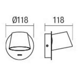  Redo 01-1738 - LED zidno svetlo SHAKER LED/6W/230V bela | Eponuda.com