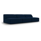 Micadoni Home Temno modra žametna sedežna garnitura 240 cm Jodie – | Shoptok.si