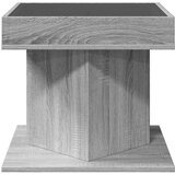  Stolić za kavu LED boja hrasta 50x50x45 cm konstruirano drvo Siva | shoptok.hr