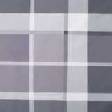  Jastuci za vrtne stolice 4 kom sivi karirani 100x50x3cm tkanine | shoptok.hr