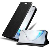 Cadorabo Ohišje, združljivo z Samsung Galaxy NOTE 10 v nočna črna - Zaščitni ovitek z magnetnim zapiranjem, stoječo funkcijo in režo za kartice, (20558125) | Shoptok.si