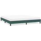 Maison Chic Posteljni okvir - Dvoposteljna postelja - Zakonska postelja brez vzmetnice temno zelena 200x210 cm žamet-J13071, (21765024) | Shoptok.si