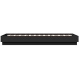  Okvir kreveta s LED svjetlima crni 75 x 190 cm | shoptok.hr