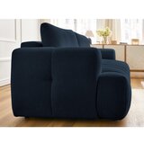 Bobochic Paris Temno modra raztegljiva/s prostorom za shranjevanje sedežna garnitura 251 cm Fuji – | Shoptok.si