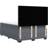  Krevet s oprugama i madracem tamnosivi 140x190 cm baršunasti | shoptok.hr