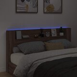  Uzglavlje Smeđi hrast 200 x 16,5 x 103,5 cm Konstruirano drvo | shoptok.hr