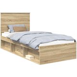  Okvir za krevet Sonoma 90 x 190 cm Čvrsto borovo drvo | shoptok.hr