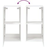  Zidni TV ormarić s LED svjetlima bijeli 40 5 x 35 x 80 cm | shoptok.hr