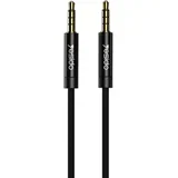 avdio kabel (YAU16) – priključek 3,5 mm na priključek 3,5 mm, 3 m – črn