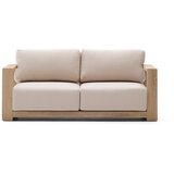 Kave Home Bež/u svijetloj prirodnoj boji vrtna sofa od masivnog bagrema Ambra – | shoptok.hr