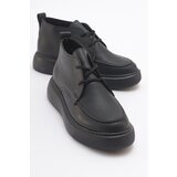 LuviShoes VALVE Black Skin Women's Boots Cene