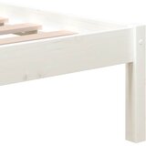 Okvir za krevet od masivne borovine bijeli 160 x 200 cm | shoptok.hr