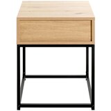 MID.YOU NOČNA OMARICA, črna, barve hrasta | Shoptok.si