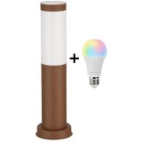  Brilagi - LED RGBW spoljašnja lampa 1xE27/15W/230V 40 cm IP44 braon | Eponuda.com