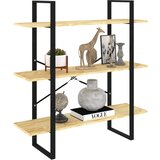 Ormarić za knjige s 3 razine 100 x 30 x 105 cm masivna borovina | shoptok.hr