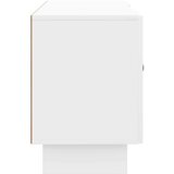 TV omarica Visok sijaj bela 102 x 34,5 x 50 cm Konstruiran les, (5000238918) | Shoptok.si