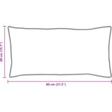vidaXL 2-u-1 Punionica s jastukom 2 pcs Bijela 140 x 200 cm Mikrofibra | shoptok.hr