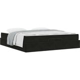 vidaXL krevetna konstrukcija Tamno zelena i bijela 180 x 200 cm Baršun | shoptok.hr