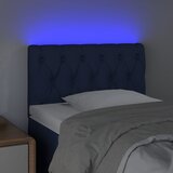  LED uzglavlje plavo 80 x 7 x 78/88 cm od tkanine | shoptok.hr