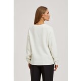 Marisse Pearl Beaded V-Neck Sweater | shoptok.hr