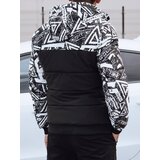 DStreet Men's winter quilted jacket with hood black | Shoptok.si