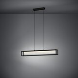 Eglo 39629 - LED luster na sajli sa prigušivačem GUALAJO LED/27W/230V crna | Eponuda.com